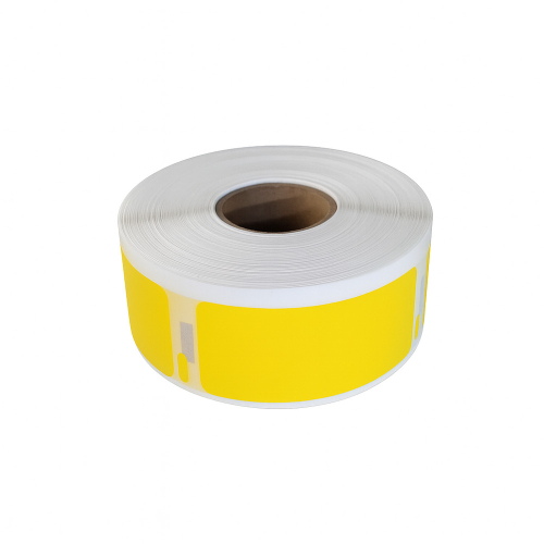 Etichette compatibili con Dymo 11352, gialle, 25 x 54 mm, 500 etichette