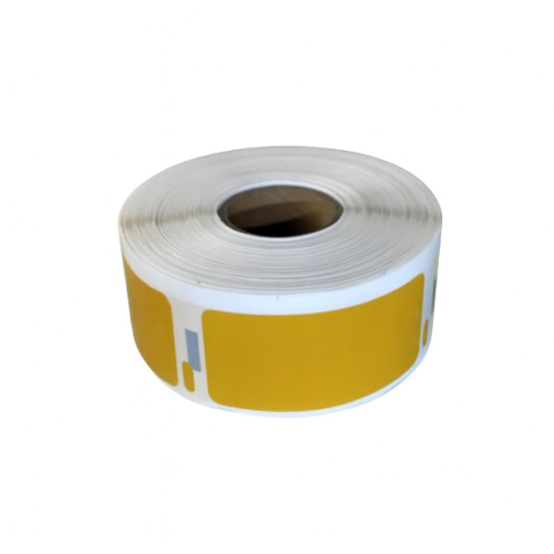 Etichette compatibili con Dymo 11352, colore oro, 25 x 54 mm, confezione da 500 etichette.