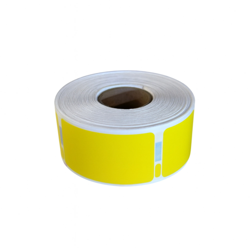 Etichette compatibili con Dymo 11355, gialle, 51 x 19 mm, 500 etichette