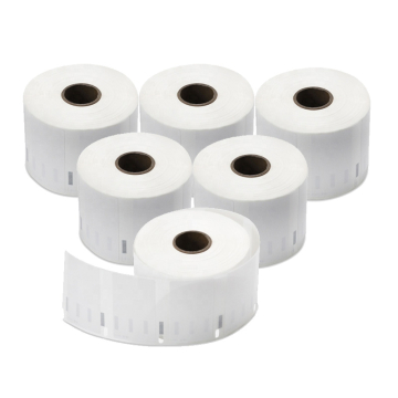 Etichette compatibili rimovibili Dymo 2093094, 57 x 32 mm, 6 confezioni da 1000 etichette