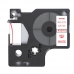 Nastro compatibile con Dymo 40915, rosso su bianco, 9 mm