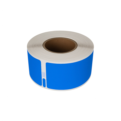 Etichette compatibili con Dymo 99010, blu, 28 x 89 mm, 130 etichette