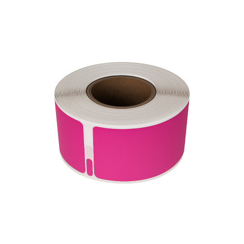 Etichette compatibili con Dymo 99010, rosa, 28 x 89 mm, 130 etichette
