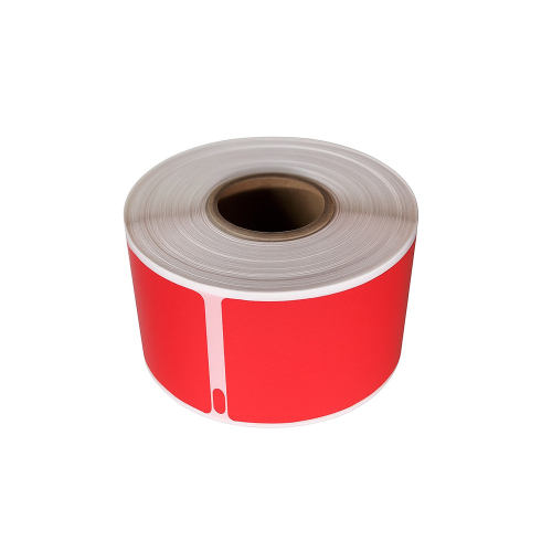 Etichette compatibili con Dymo 99010, rosse, 28 x 89 mm, 260 etichette