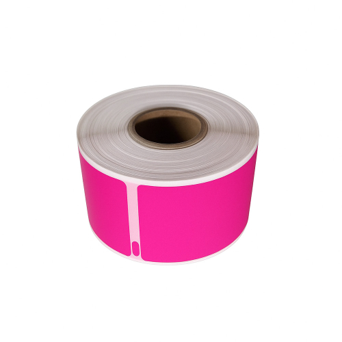 Etichette compatibili con Dymo 99012, rosa, 36 x 89 mm, 260 etichette