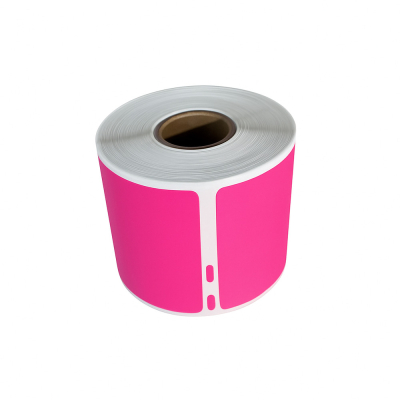 Etichette compatibili Dymo 99014 rosa