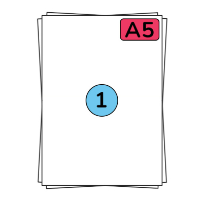 Fogli di adesivi A5