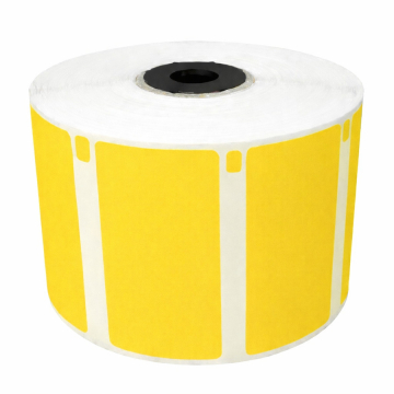 Etichette compatibili con Epson, gialle, 56 x 25 mm, 1000 etichette, rimovibili
