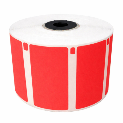 Etichette compatibili con Epson, rosse, 56 x 25 mm, 1000 etichette, rimovibili