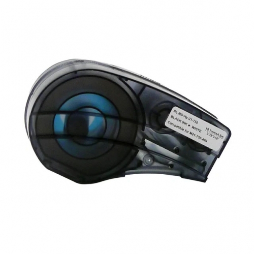 Nastro compatibile con Brady M21-750-499, nero su bianco, 19,1 mm