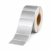 Etichette termiche, argento, 51 x 25 mm, plastica, 2580 etichette, trasferimento termico